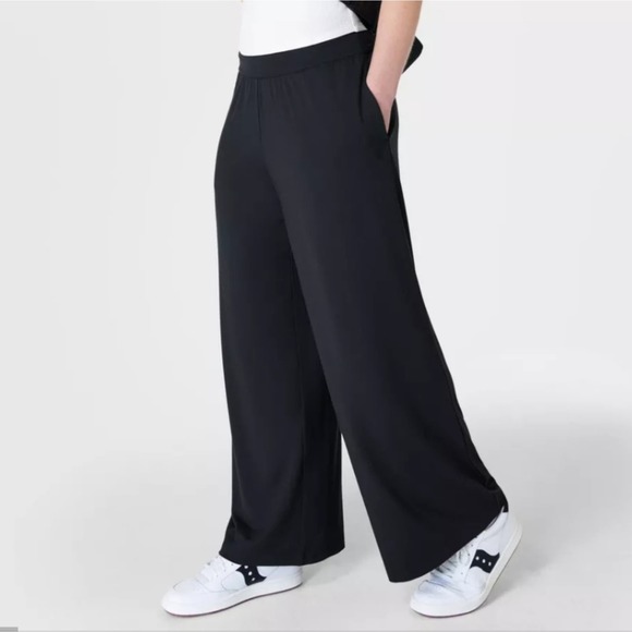 Sweaty Betty Black Wide Leg Pants XL - Picture 13 of 13